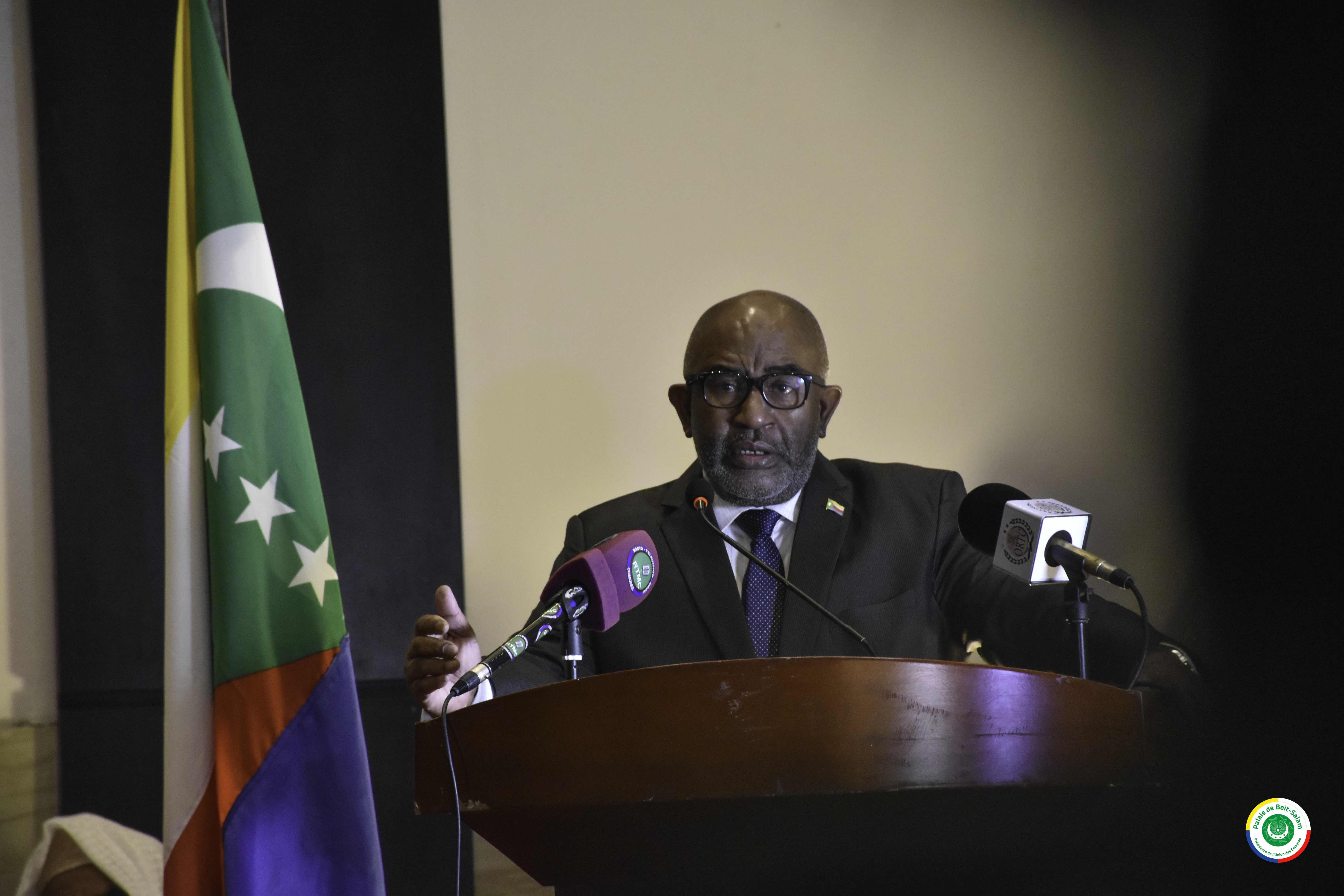 Allocution  de son Excellence Monsieur AZALI Assoumani,  Président de l’Union des Comores,  à l’occasion du lancement officiel du Projet Facilité Emploi